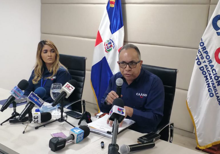 CAASD llama a población ahorrar y dar buen uso al agua potable producto de la sequía