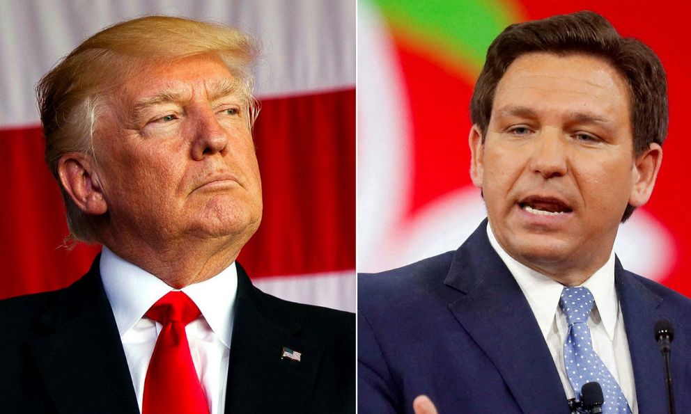 Donald Trump se aleja con 15 puntos de ventaja sobre su contrincante interno Ron DeSatis, de Florida