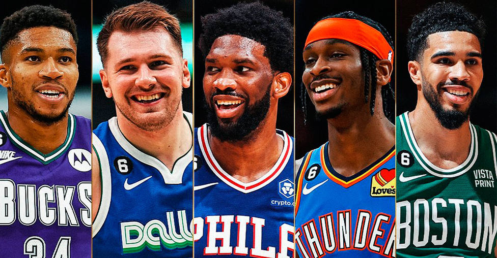 Embiid, Giannis, Doncic y Tatum elegidos en el primer equipo All Star de la NBA