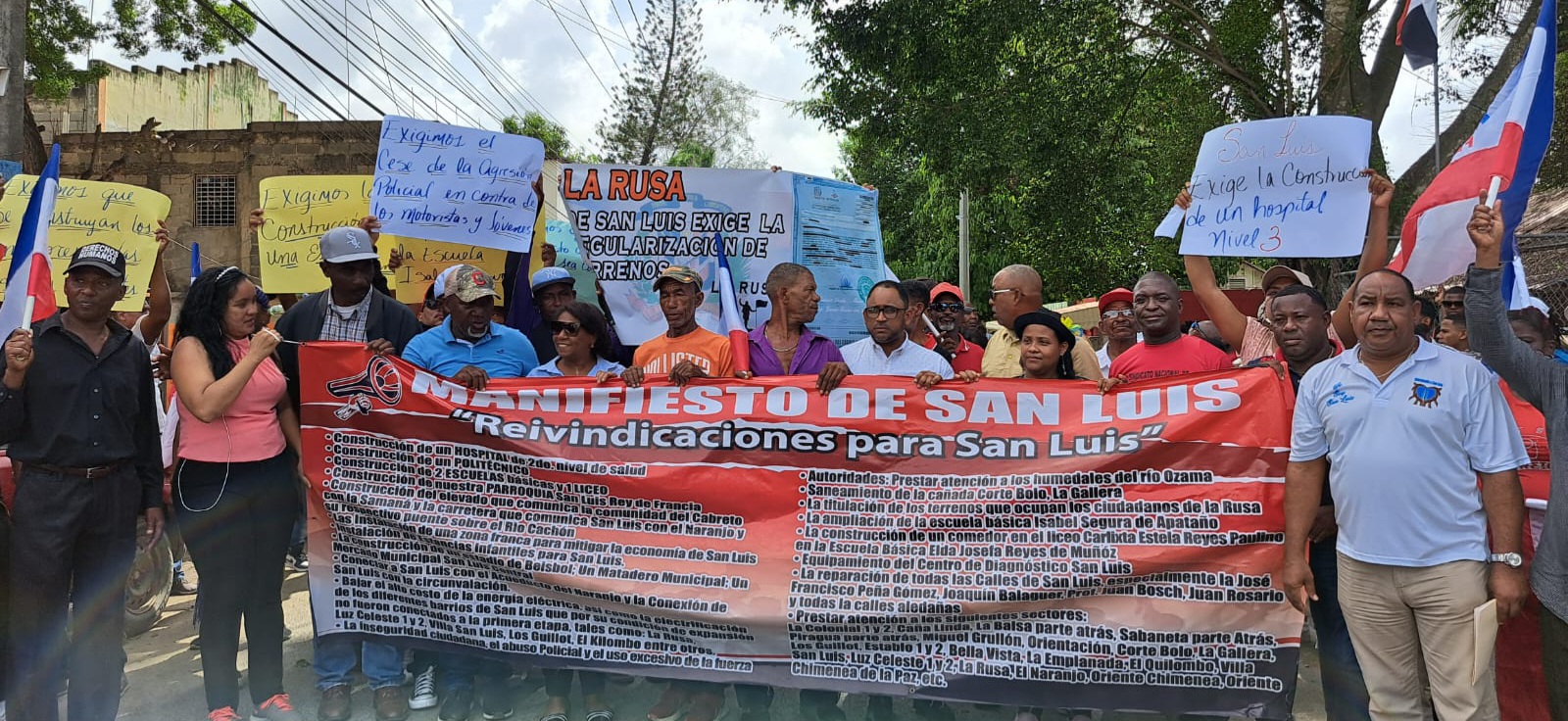 Organizaciones sociales demandan la construcción de diversas obras en San Luis