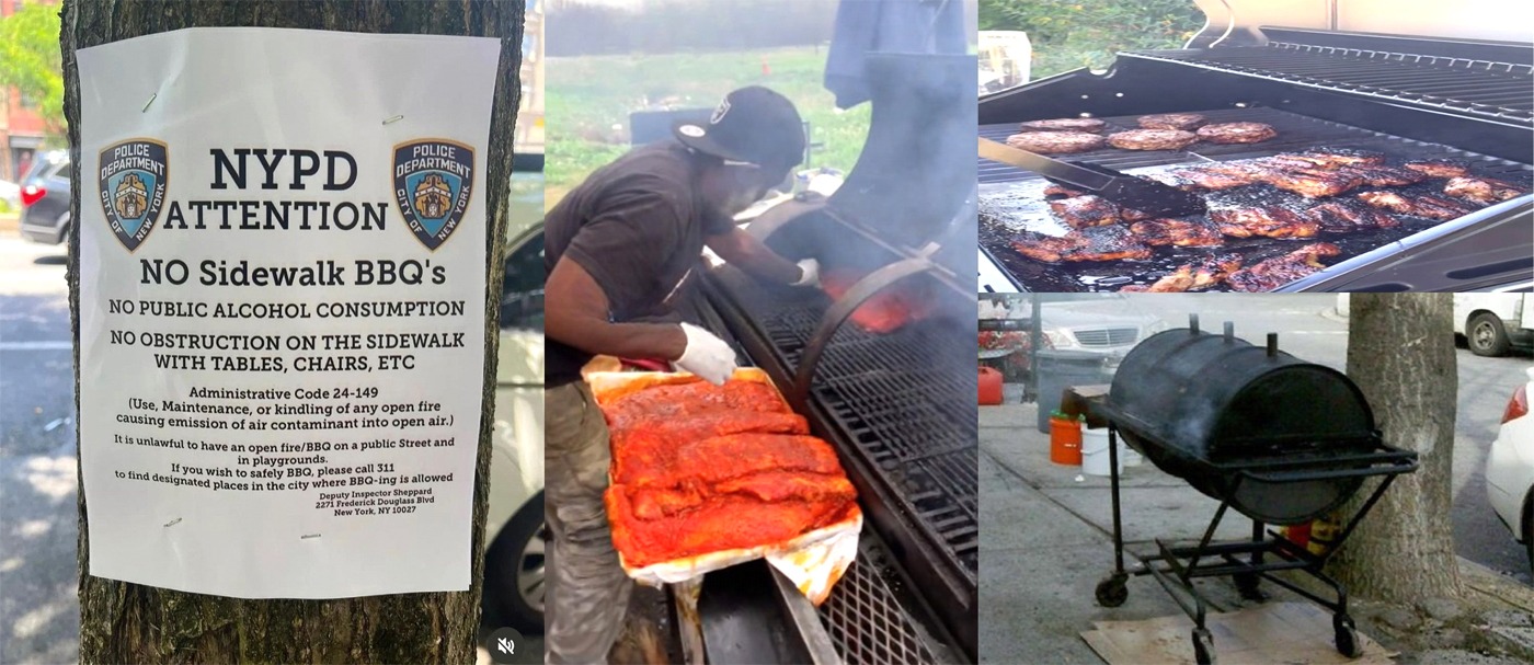 Alcalde de NY prohíbe parrilladas en aceras y parques de la ciudad advirtiendo que el NYPD aplicará ordenanza