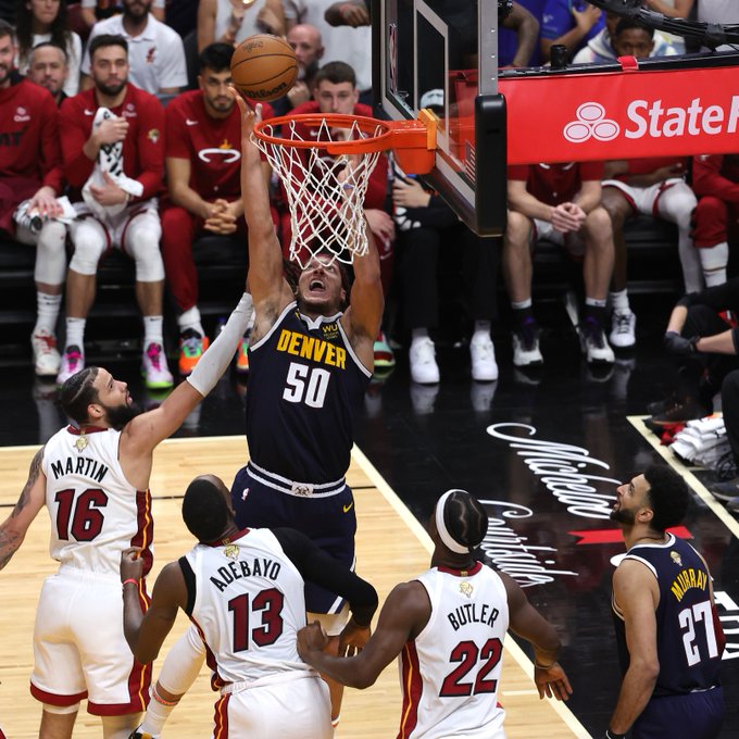 Nuggets ganan de nuevo en Miami y ponen contra la pared a los Heat
