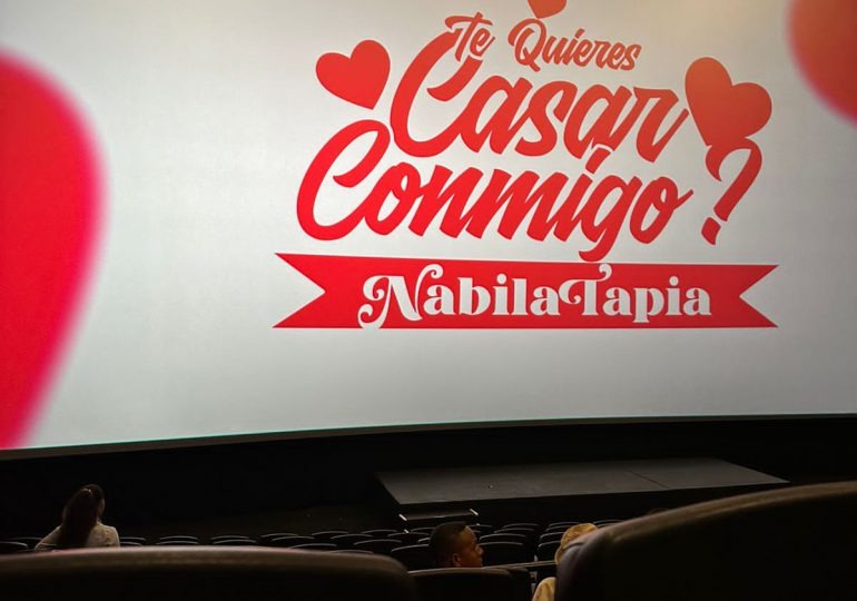 Nabila Tapia abandona sala de cine luego que pretendiente le pidiera matrimonio