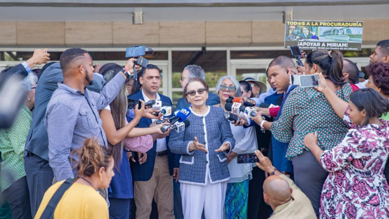 Miriam Germán se mudó de casa a un lugar “secreto” ante amenazas de matar a su hijo