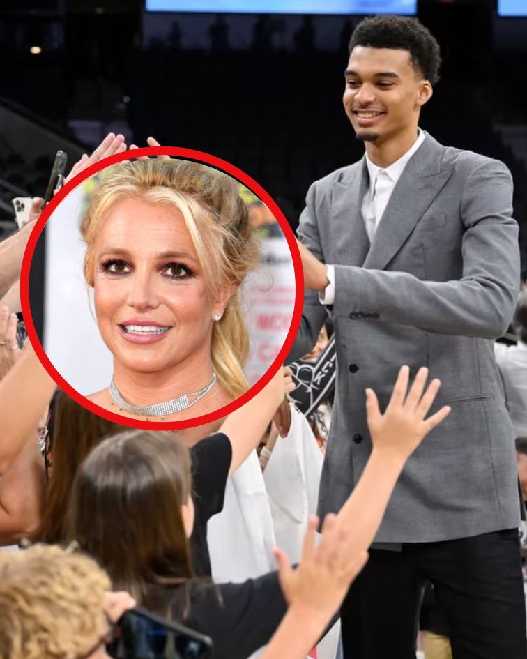 Britney Spears fue golpeada por agente de seguridad de Victor Wembanyama