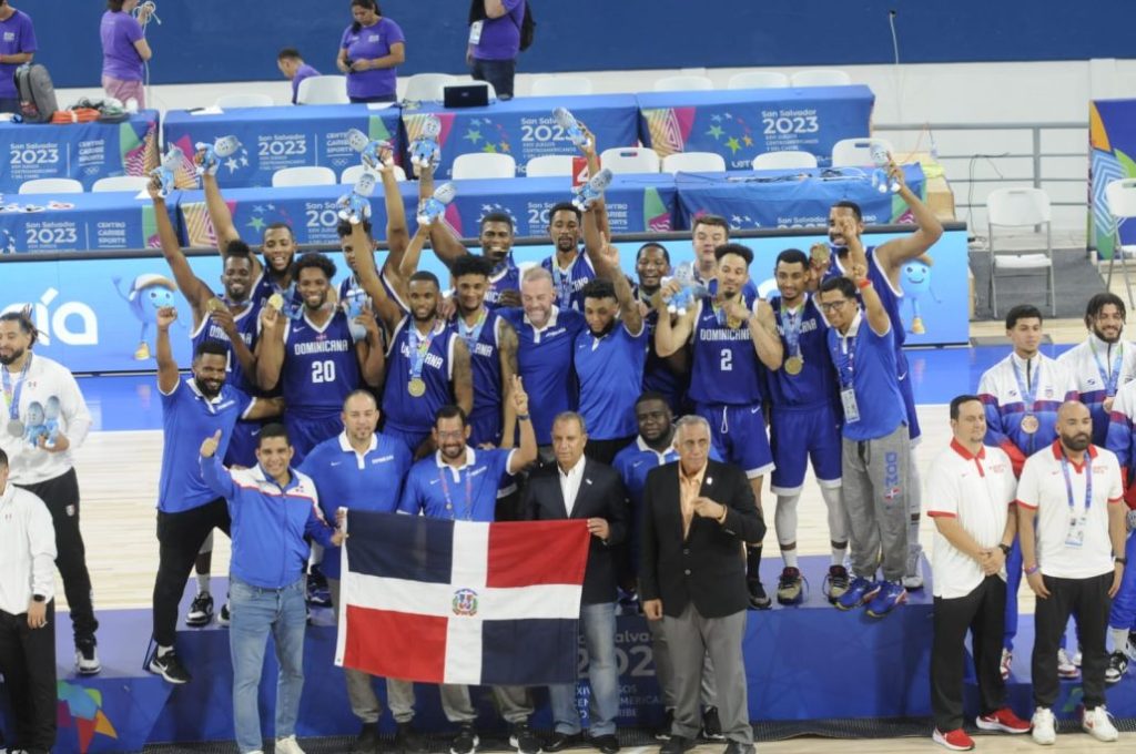 Baloncesto masculino RD se lleva el oro en San Salvador 2023