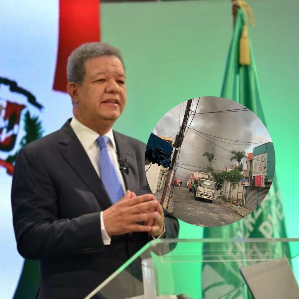 Leonel Fernández se solidariza con familias afectadas por explosión en San Cristóbal