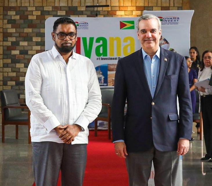 Presidente de Guyana llega este martes al país en visita oficial