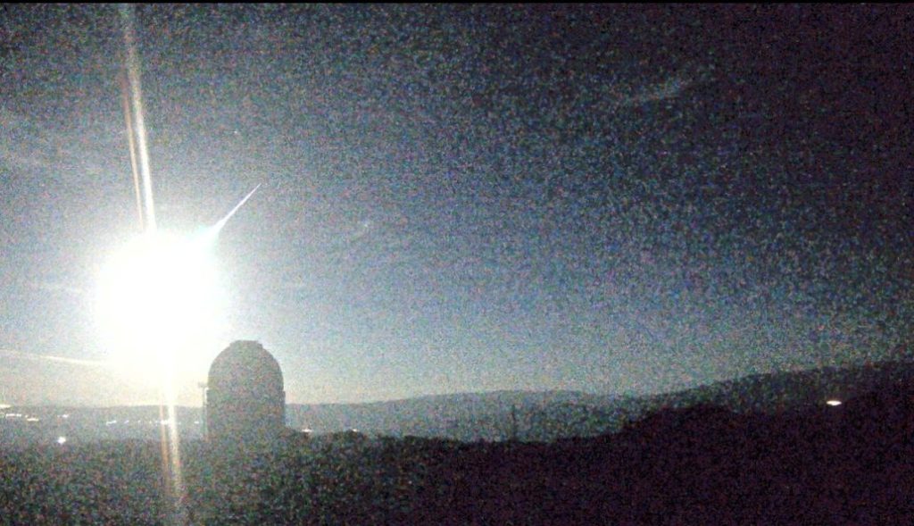 Detectan una bola de fuego sobrevolando Marruecos a 61.000 km/hora