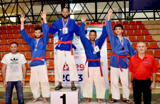 Caraballo y Santana logran oro en el Panamericano  de Kurash