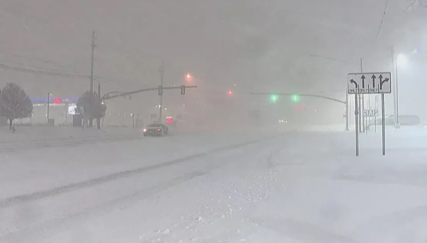 Fuertes nevadas afectan EU desde Ohio hasta el oeste de Nueva York
