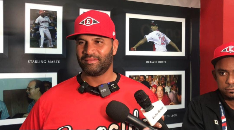 Albert Pujols: “Si el dueño del Escogido me quiere botar mañana, eso no me quita el sueño”