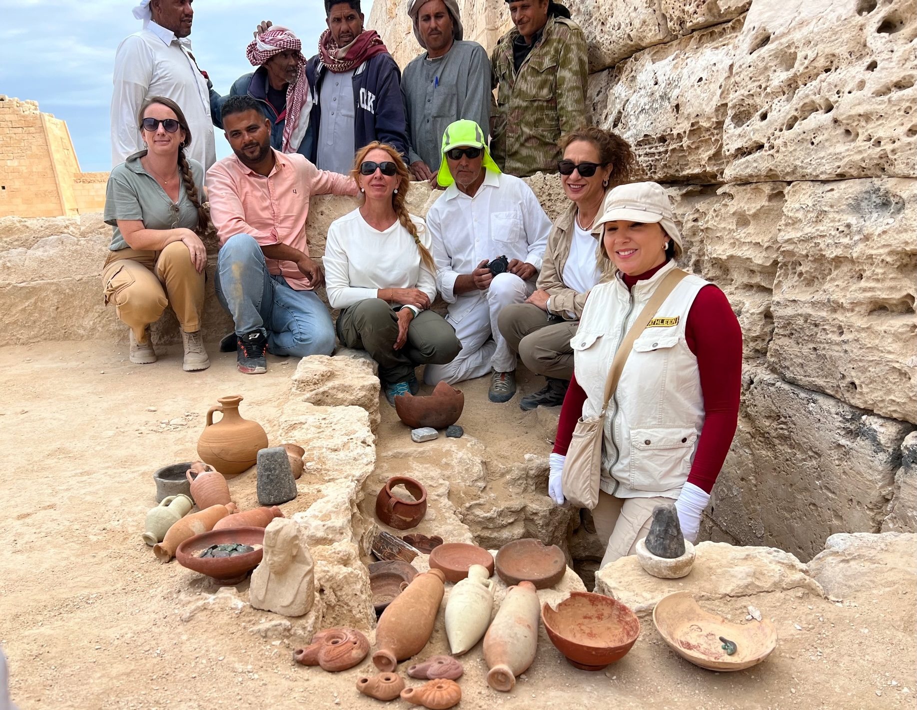 Misión egipcio-dominicana  hace importantes hallazgos