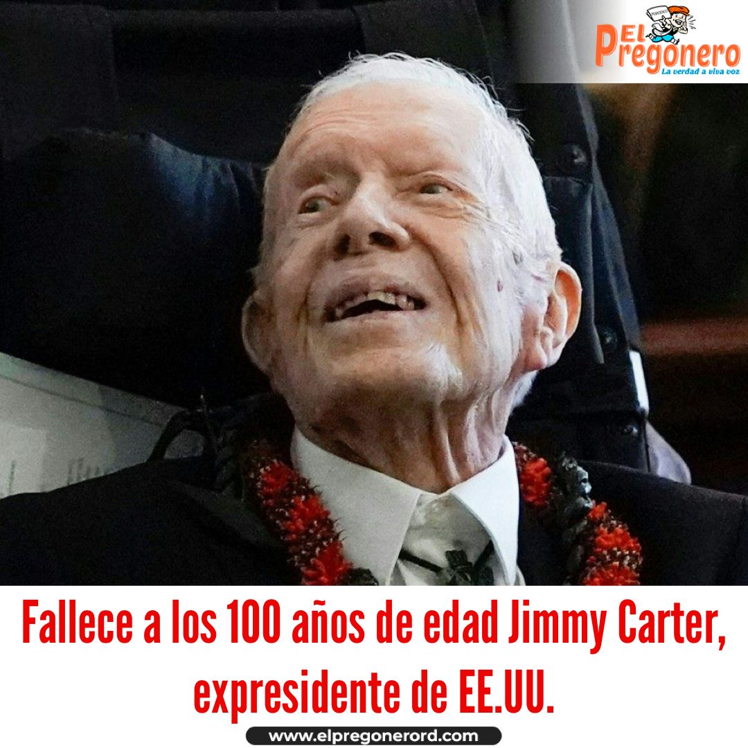 EEUU: Muere expresidente Jimmy Carter a los 100 años de edad