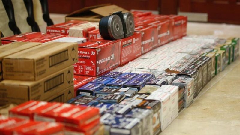 Aduanas incautó 4.5 millones de unidades municiones desde 2020