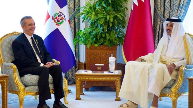 Emir de Qatar deja saber  a Luis Abinader su interés en invertir en la Rep. Dominicana