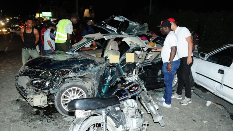 42 muertos en accidentes en Dominicana durante fin de año
