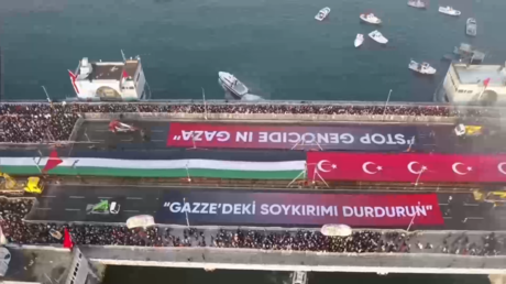 No me atarían el corazón»: Clamor masivo en Estambul contra la agresión de Israel en Gaza