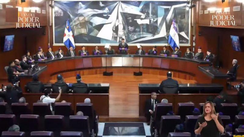 Presidente Suprema Corte Justicia cree principal desafío de Justicia dominicana es reducir la «mora»