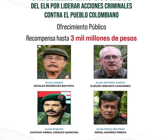 Ejército colombiano lanza ofensiva militar contra guerrilla ELN y disidencias Farc en Catatumbo