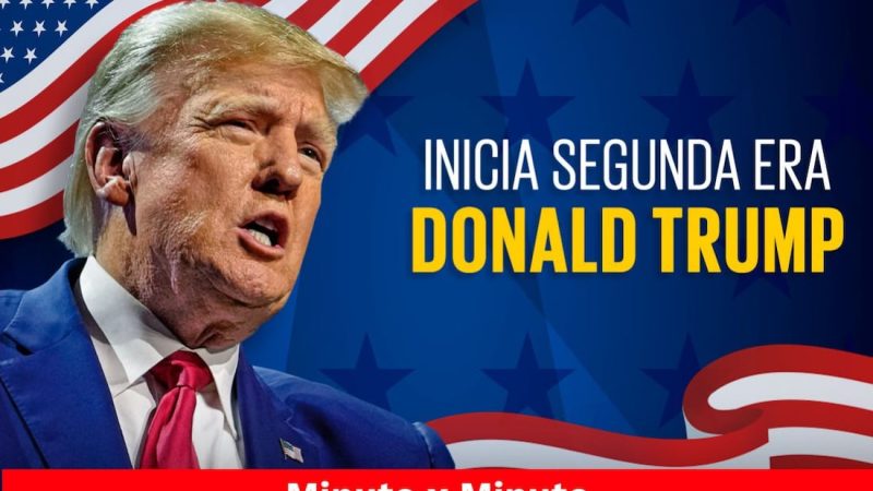 MINUTO A MINUTO: La toma de posesión de Donald Trump