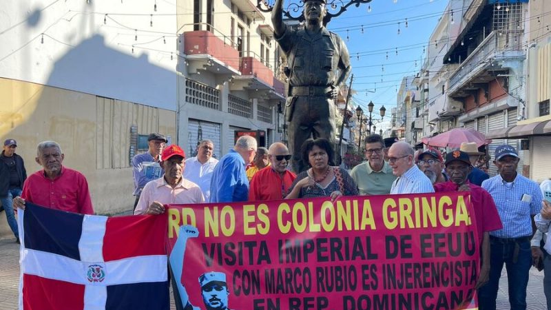 Izquierdistas rechazan próxima visita de Marco Rubio a la RD