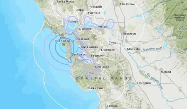 Terremoto sacude a California mientras lucha contra incendios