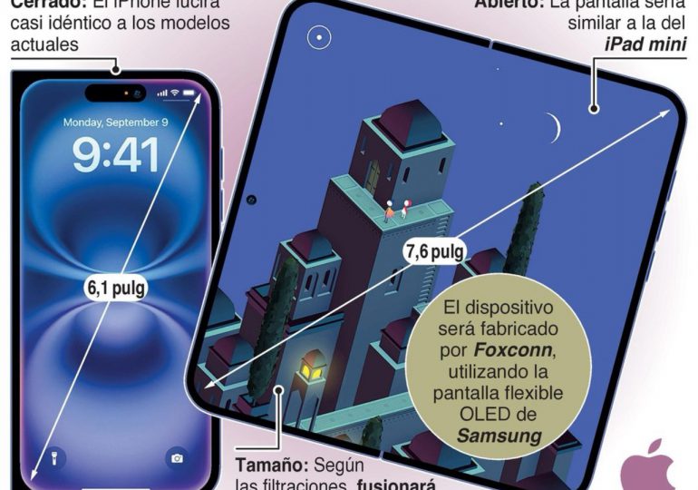 iPhone plegable supuesto diseño secreto de Apple, se filtra