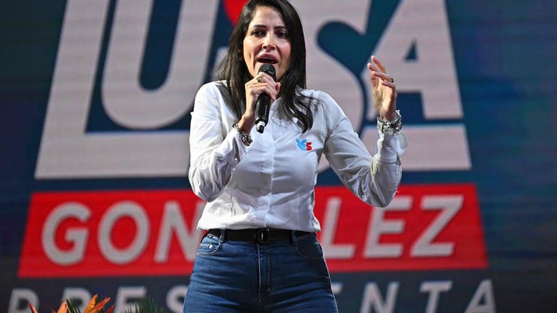 Candidata presidencial de RC, Luisa González, afirma en Ecuador se vive una dictadura