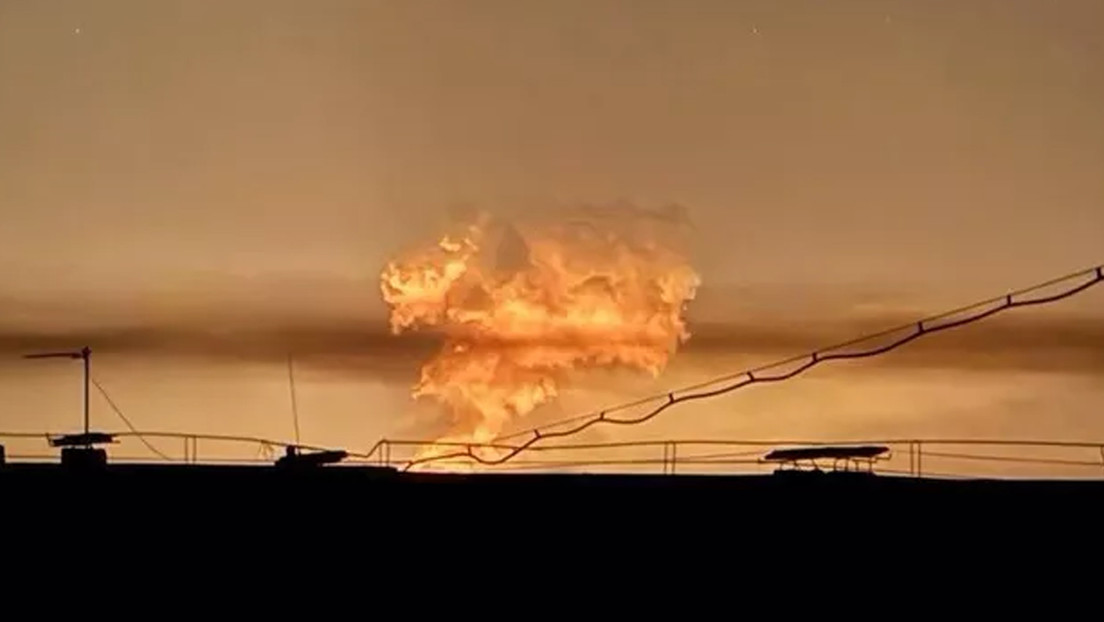 Violando cese el fuego militares de Ucrania explotan estación distribuidora de gas en Rusia