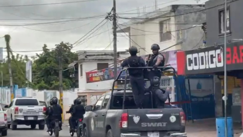 Policía Nacional patrulla calles de San Francisco de Macorís ante llamado a huelga  por 48 horas
