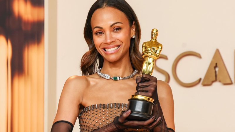 Abinader felicita a Zoe Saldaña por haber obtenido un Oscar como mejor actriz secundaria