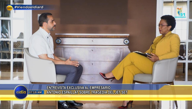 Antonio Espaillat afirma que no se percataron de las fallas en techo Jet Set porque los plafones de yeso que tenía no se «abombaban»