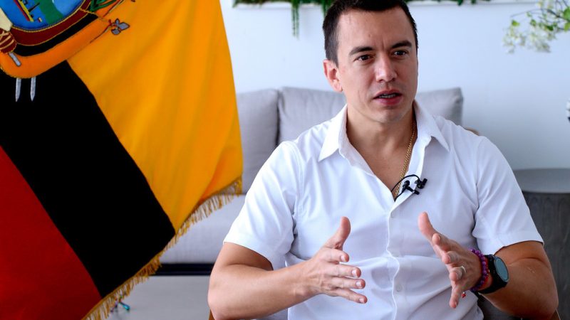 Presidente reelecto de Ecuador pide a tropas militares de EEUU intervenir a ese país para acabar pandillas delincuenciales