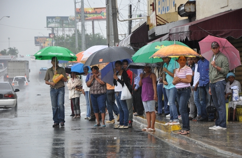 INDOMET informa caen lluvias en zona del Atlántico y sureste de República Dominicana