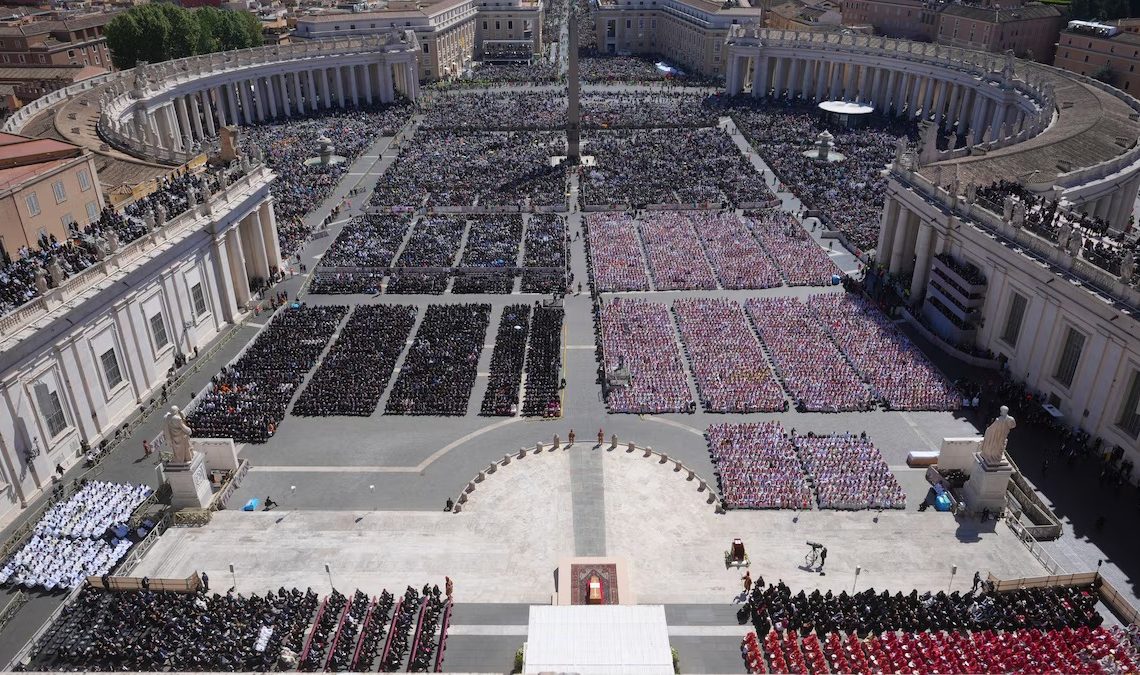 El mundo presencia entierro del papa Francisco