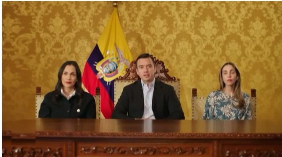 Gobierno de Ecuador declara la alerta contra posible magnicidio en contra presidente Daniel Novoa