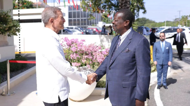 Canciller dominicano recibe visita del canciller de Kenia