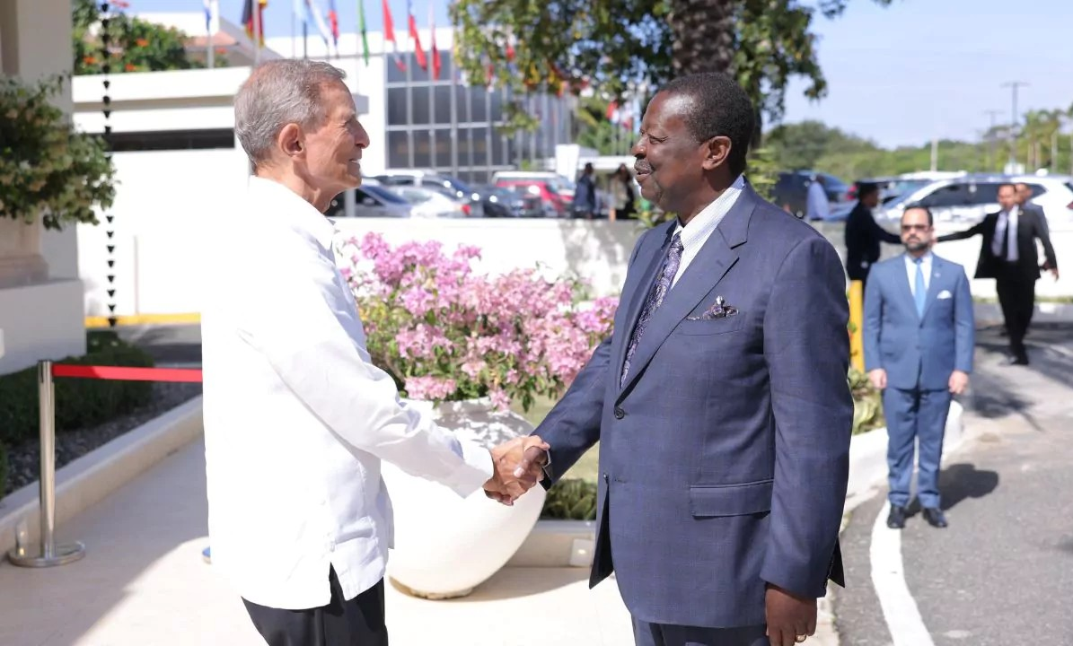 Canciller dominicano recibe visita del canciller de Kenia