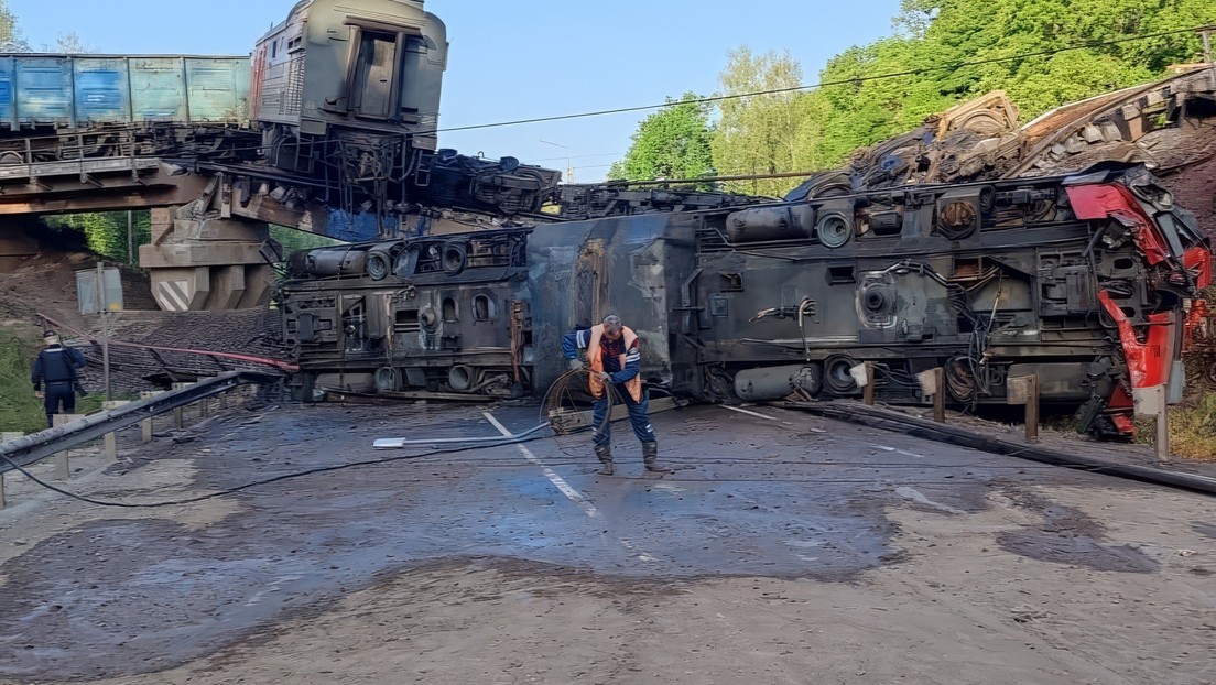 Rusia acusa a Ucrania de realizar ataques terroristas a trenes en Briansk y Kursk