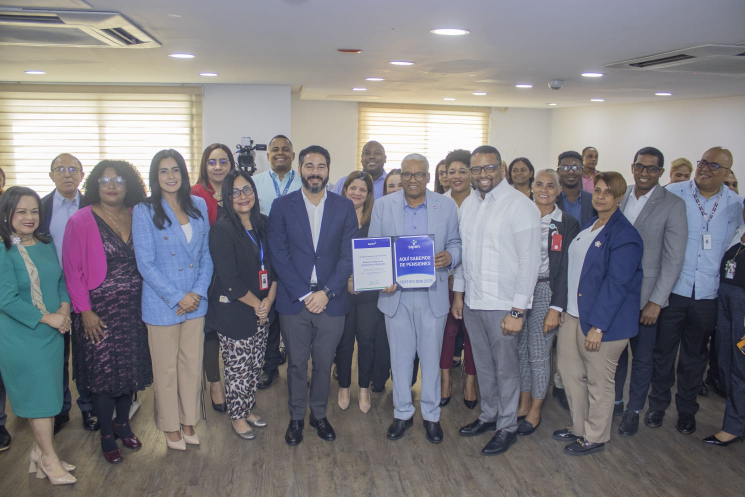 DGJP recibe Sello “Aquí Sabemos de Pensiones” otorgado por la SIPEN