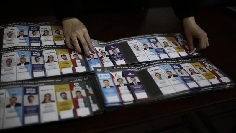 Difunden resultados preliminares de las elecciones generales en Bolivia