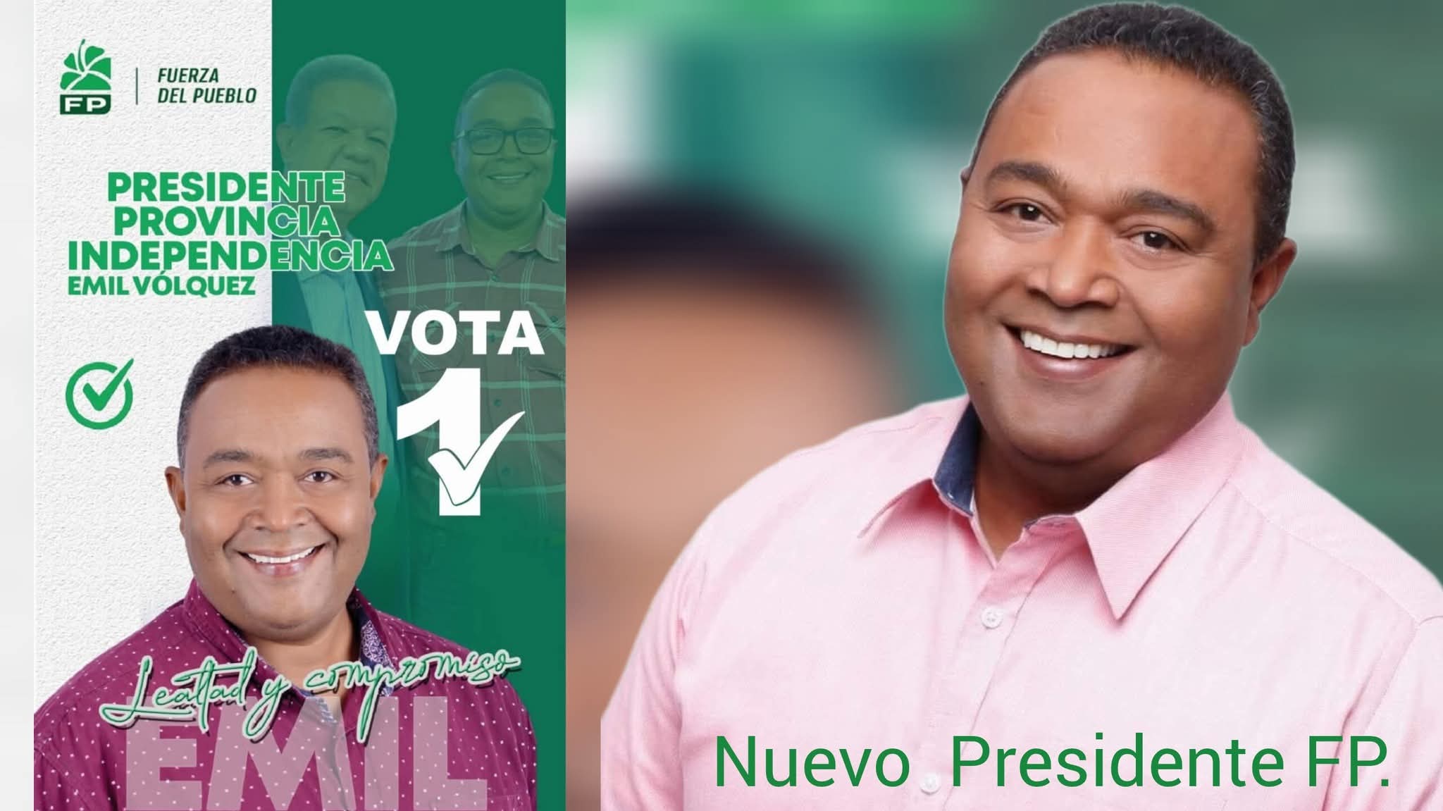 Emil Américo Vólquez gana presidencia provincial de Fuerza del Pueblo en Independencia