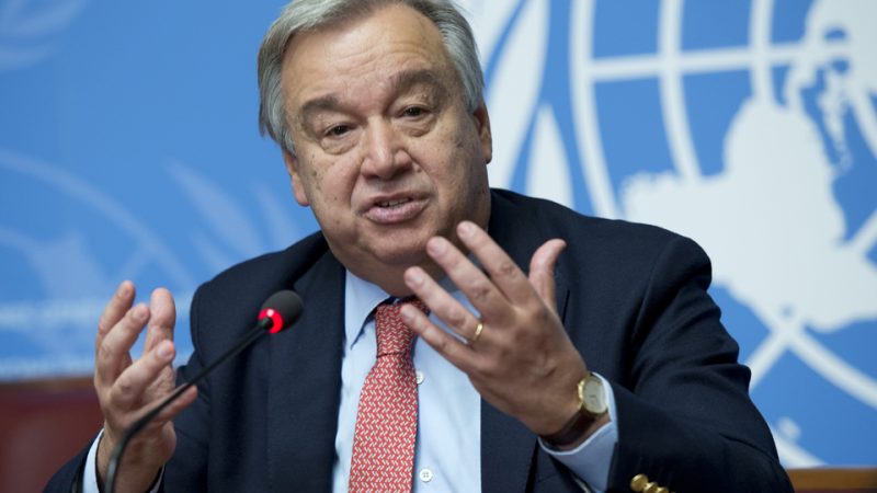 Secretario ONU, António Guterres, llama a evitar guerras comerciales