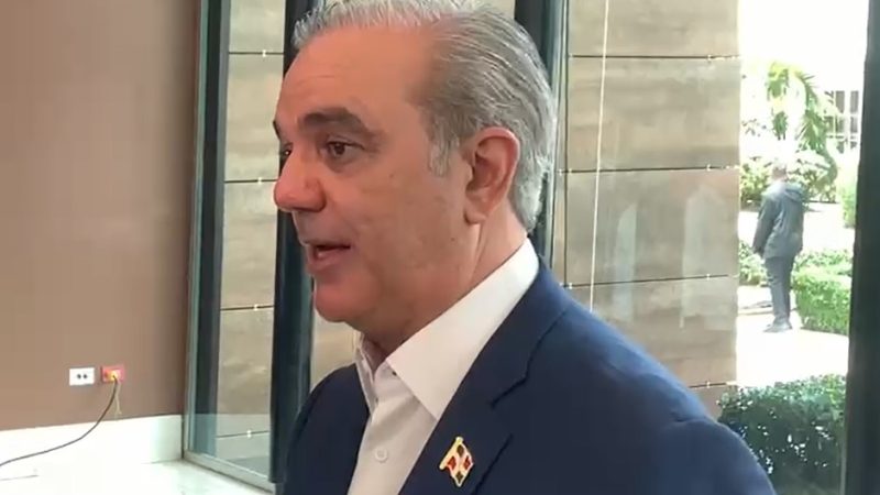 Abinader: «tengo amigos, pero no cómplices»