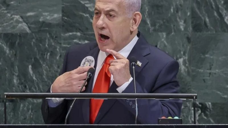 Representantes de varios países en la ONU abandonan sus asientos y se van para no escuchar a Netanyahu