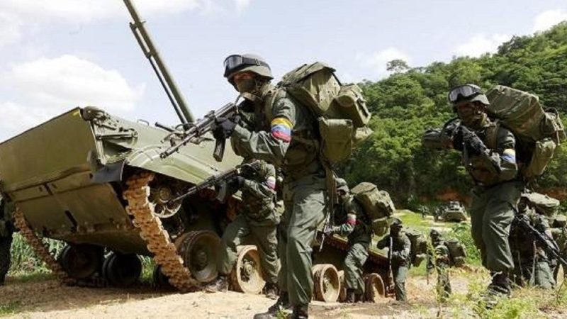 Venezuela inició este jueves ejercicios militares por tierra, mar y aire ante amenazas de ocupación por parte de EE. UU.
