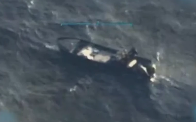 EU bombardea una lancha con drogas cerca costa de R. Dom.