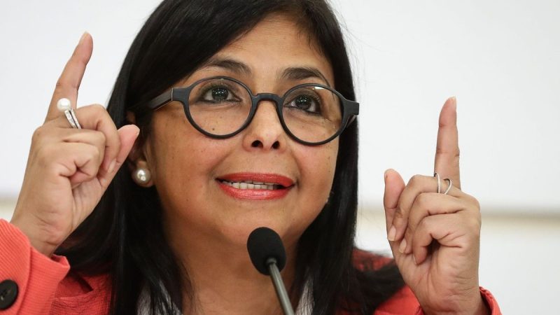 Vicepresidenta de Venezuela niega negociación con EE. UU. para crear gobierno nuevo sin Nicolás Maduro