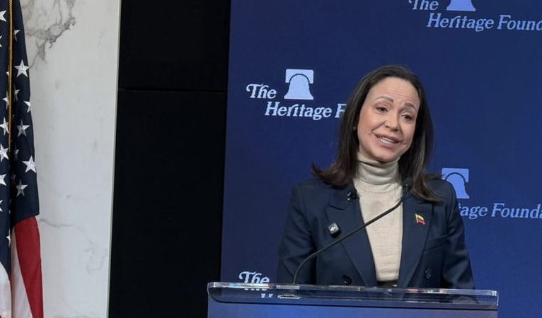 La sayona María Corina Machado exige desmantelar supuesta estructura de terror en Venezuela